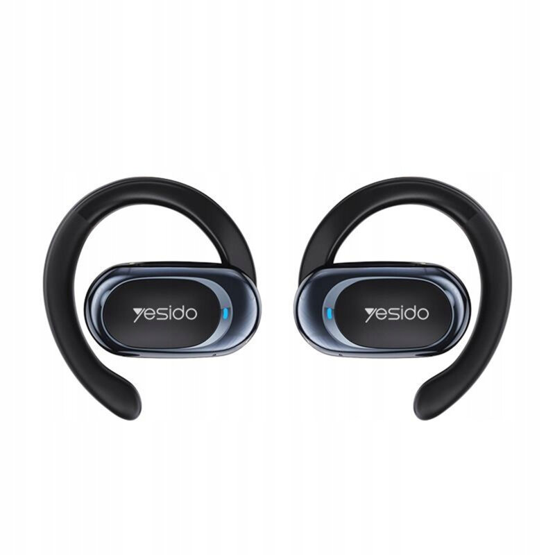 Casti wireless open-ear Yesido YSP13, LED, 600mAh, negru