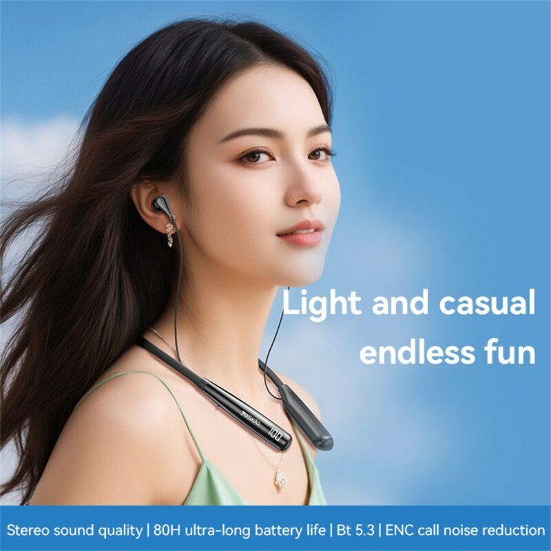 Casti sport cu banda pentru gat Yesido YSP22, 500mAh, negru