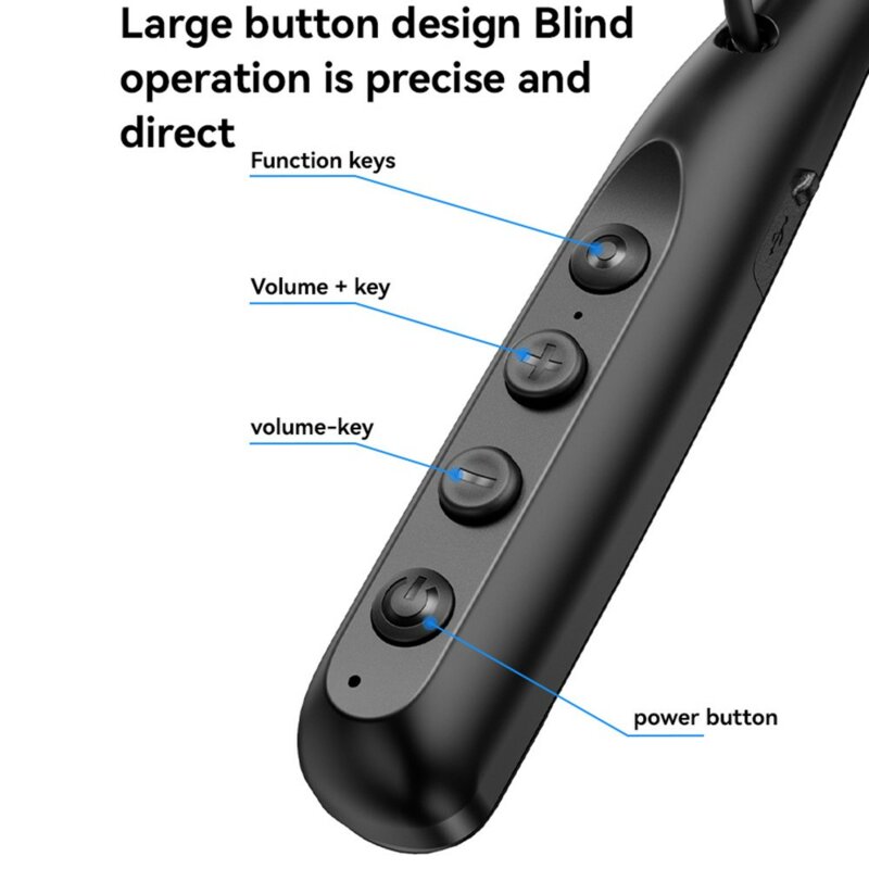 Casti sport cu banda pentru gat Yesido YSP22, 500mAh, negru