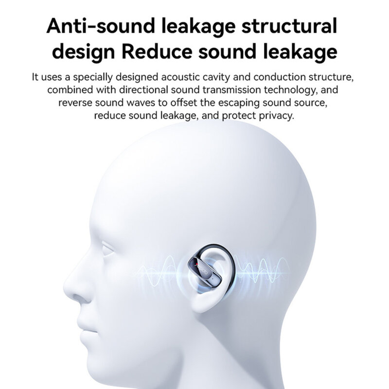 Casti Bluetooth open-ear Yesido YSP24, Type-C, 400mAh, negru