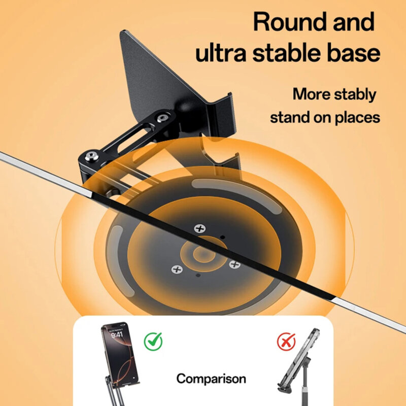 Suport tableta/telefon birou ajustabil Yesido C300, argintiu