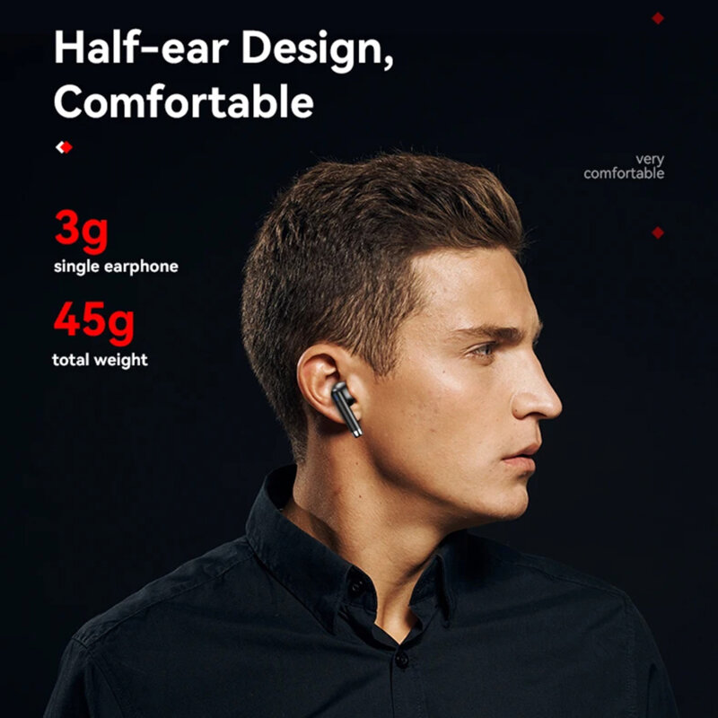 Casti Bluetooth cu display LED, touch Yesido TWS22, 400mAh, negru