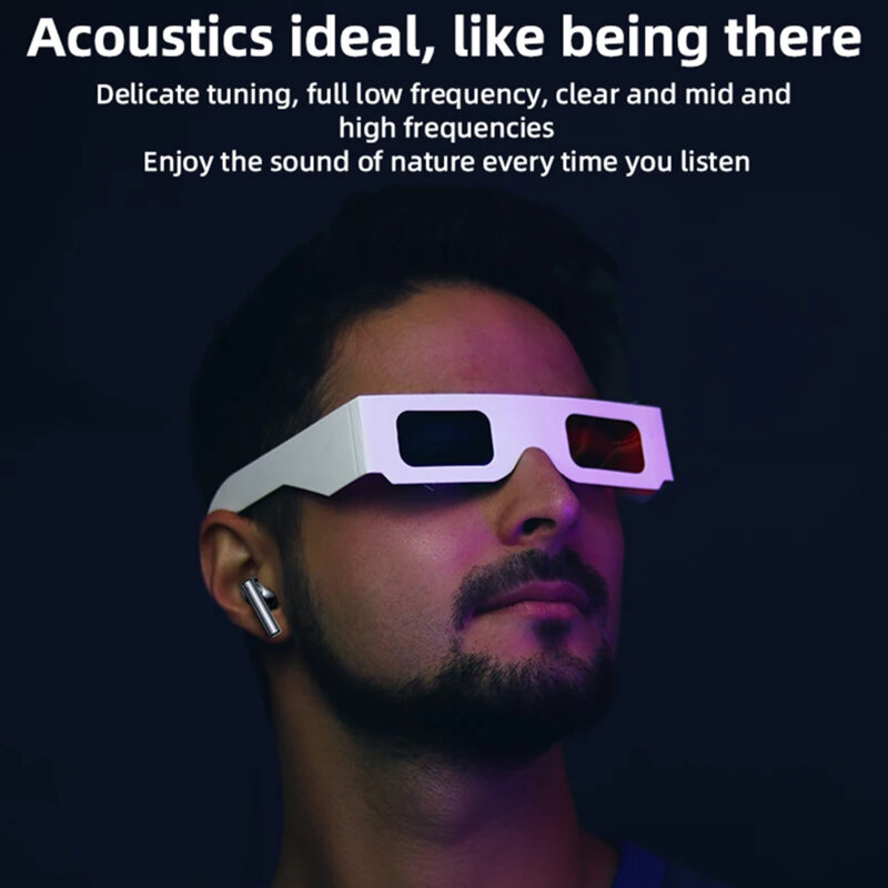 Casti Bluetooth in-ear cu control tactil TWS23, 300mAh, negru