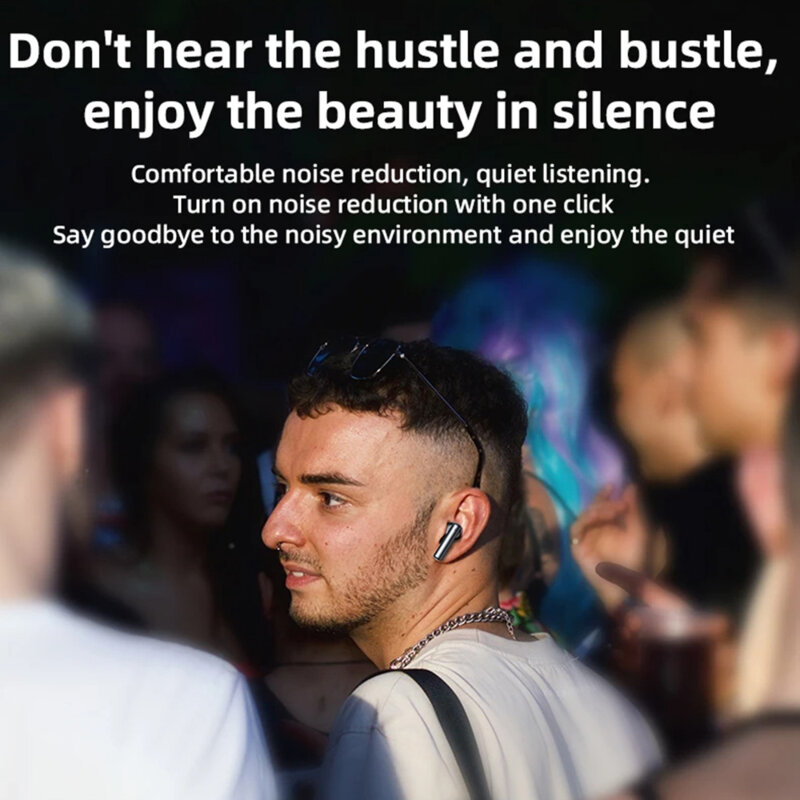 Casti Bluetooth in-ear cu control tactil TWS23, 300mAh, negru