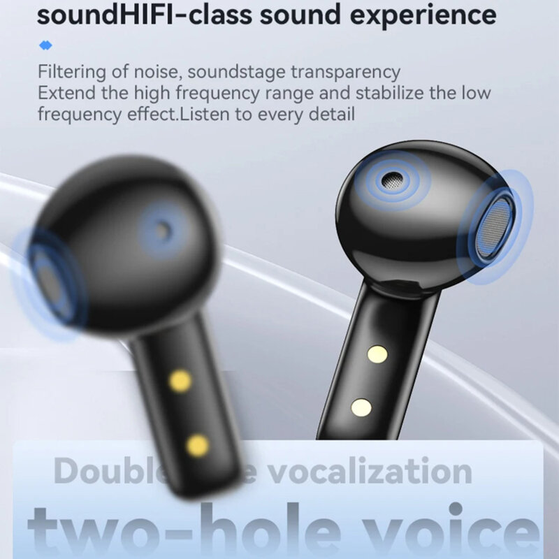 Casti Bluetooth True Wireless Yesido TWS25, 250mAh, negru