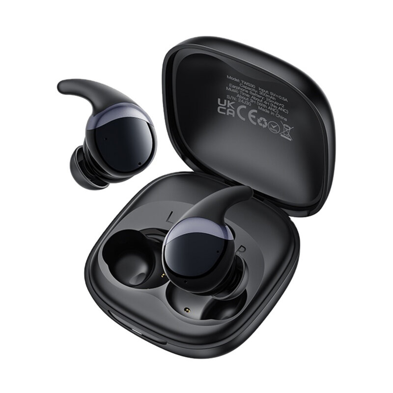 Casti in-ear TWS Bluetooth 5.3 cu ANC Yesido TWS30, 300mAh, negru