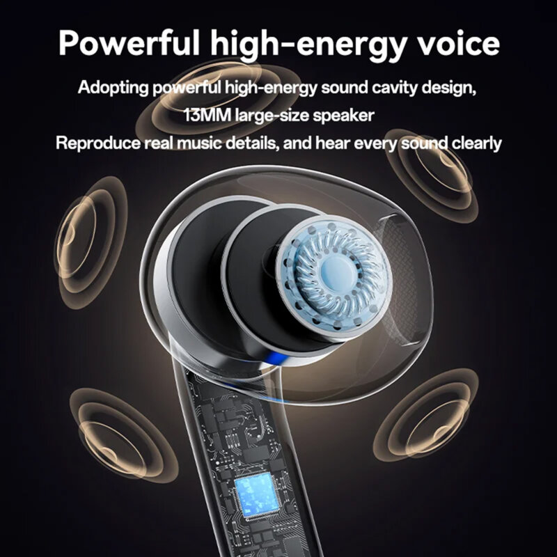 Casti airpod Bluetooth 5.4, half-in-ear Yesido TWS31, 300mAh, alb