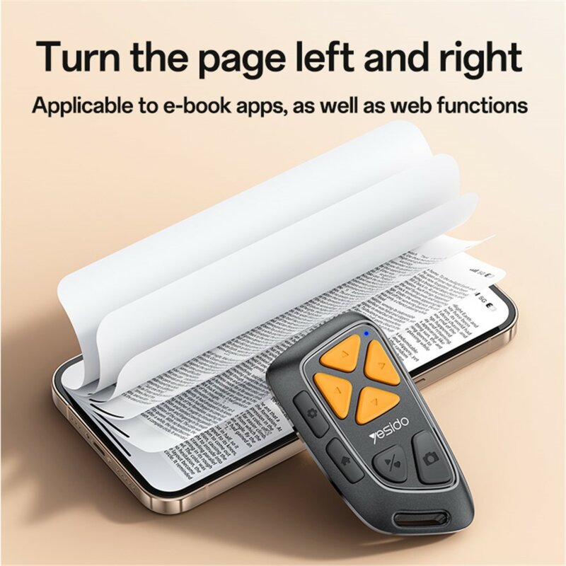 Telecomanda Bluetooth multifunctionala 200mAh Yesido SF25, negru