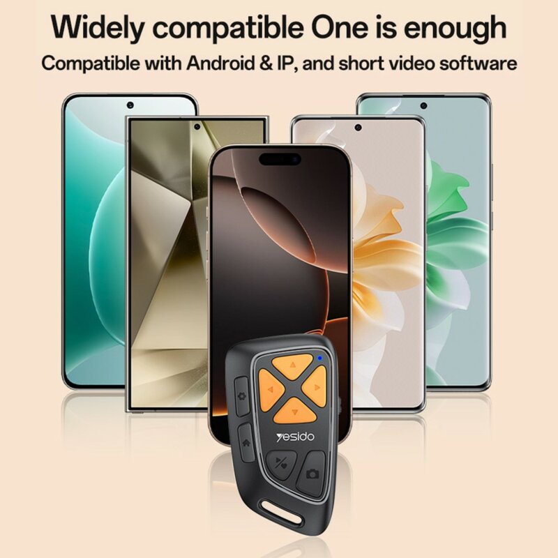 Telecomanda Bluetooth multifunctionala 200mAh Yesido SF25, negru