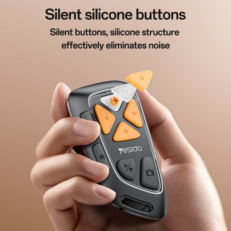 Telecomanda Bluetooth multifunctionala 200mAh Yesido SF25, negru