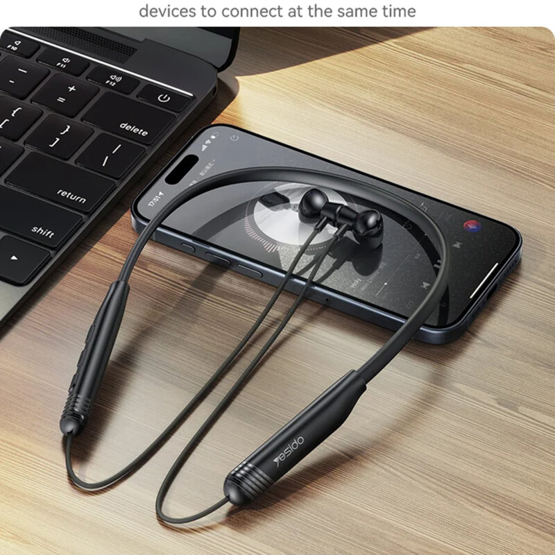 Casti sport cu banda pentru gat Yesido YSP20, 400mAh, negru