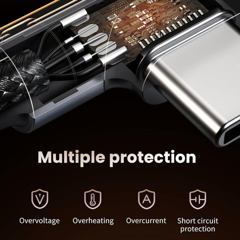 Cablu incarcare Type-C 60W, 3A, 1m Ugreen, gri, 70529