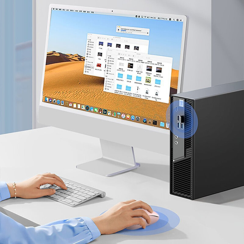 Mouse wireless pentru laptop, PC Ugreen, 2400DPI, roz, 90686