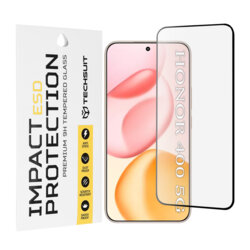 Folie sticla Honor 400 Techsuit ESD Glass, negru