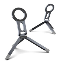 Suport magnetic telefon din aliaj aluminiu, Mcdodo TB-6210, gri