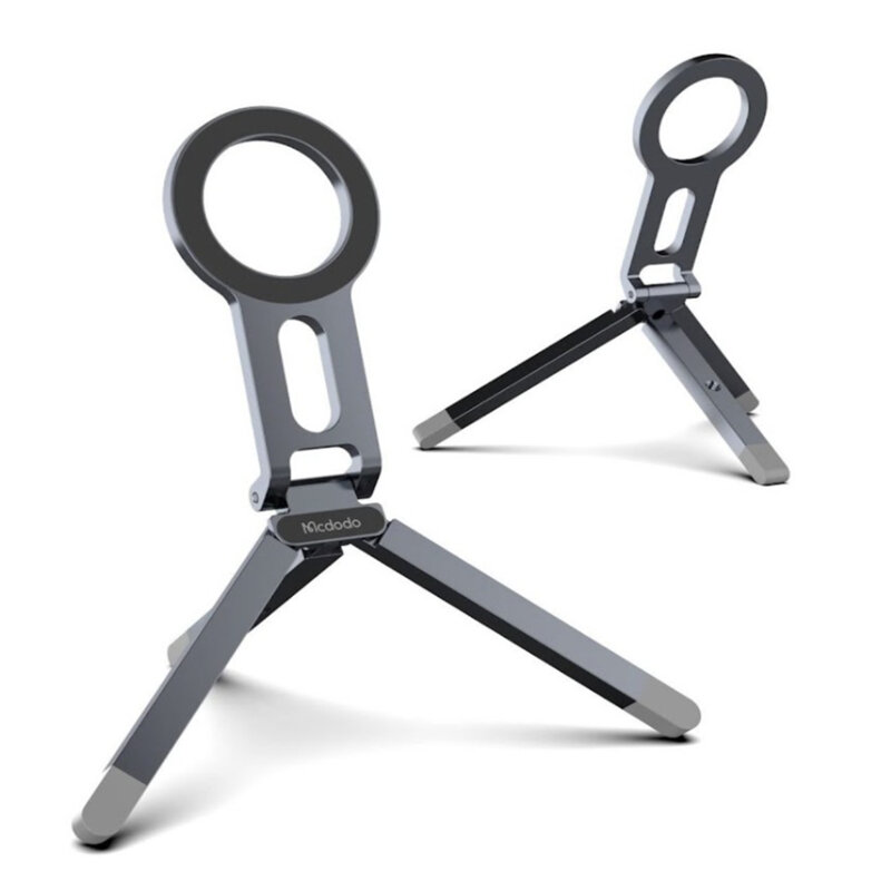 Suport magnetic telefon din aliaj aluminiu, Mcdodo TB-6210, gri