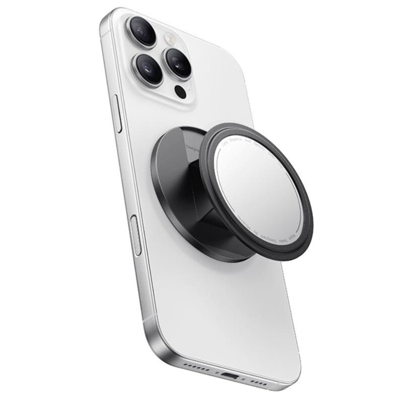 Stand magnetic pliabil cu oglinda, Mcdodo MR-7912, negru