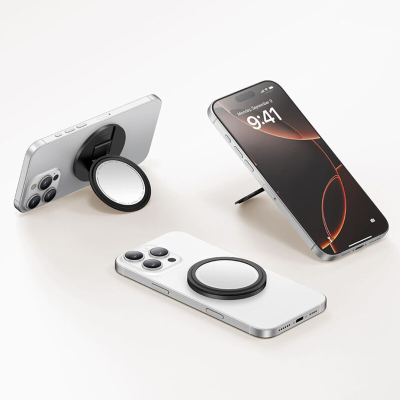 Stand magnetic pliabil cu oglinda, Mcdodo MR-7912, negru