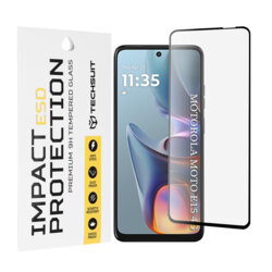 Folie sticla Motorola Moto E15 Techsuit ESD Glass, negru