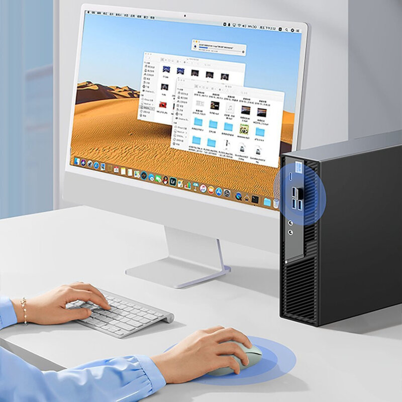 Mouse wireless pentru laptop, PC Ugreen, 2400DPI, verde, 90672