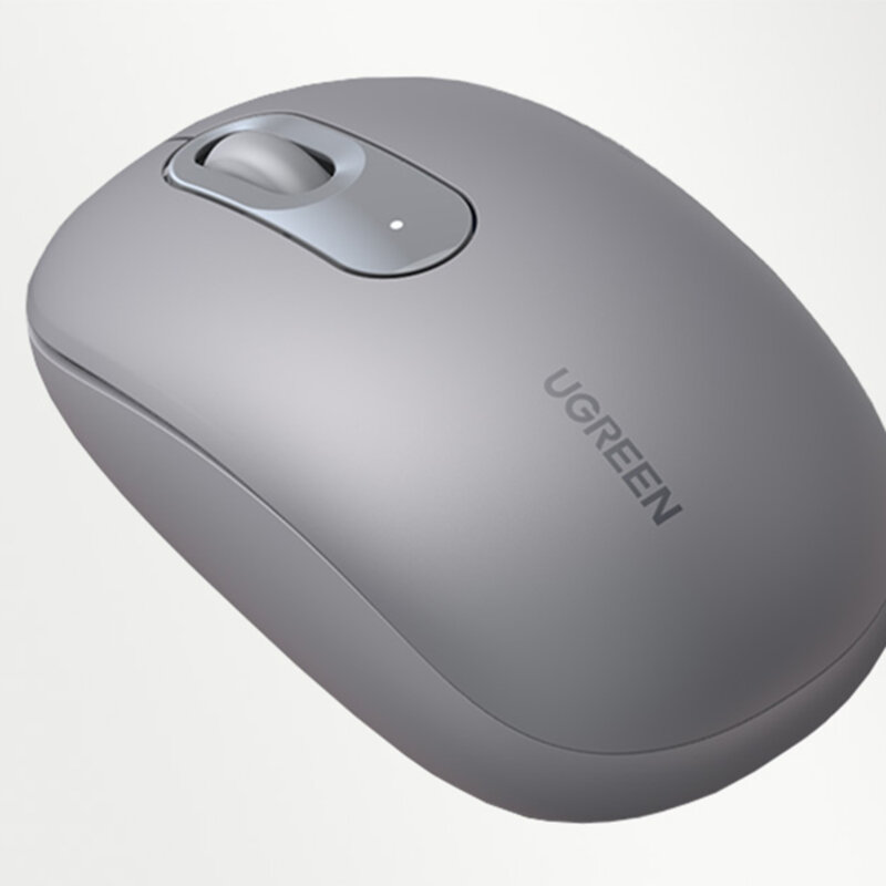 Mouse wireless pentru laptop, PC Ugreen, 2400DPI, gri, 90669