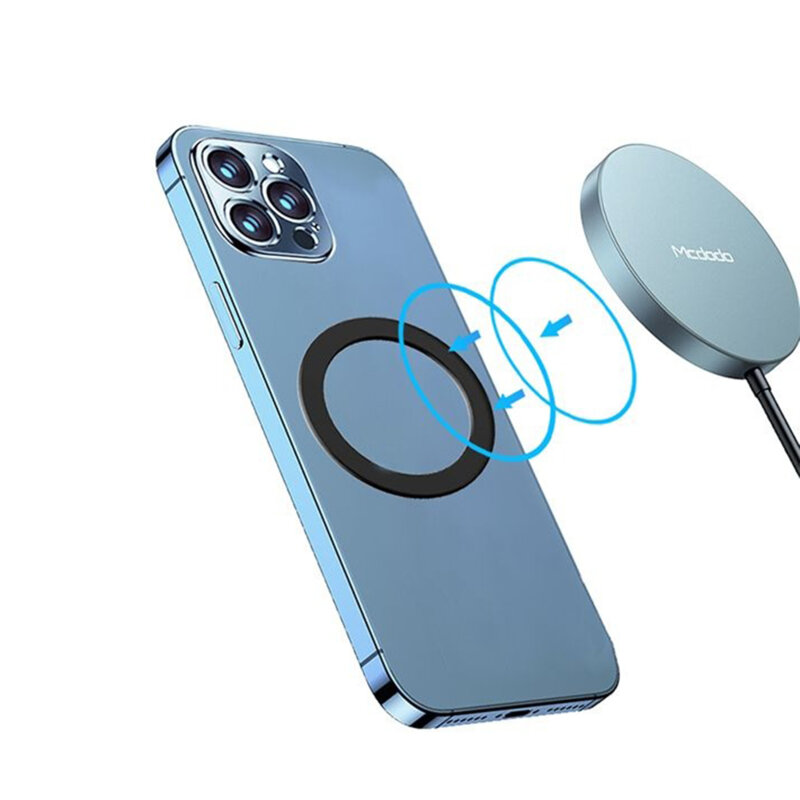 Inel magnetic telefon cu adeziv 3M, Mcdodo PC-1620, negru