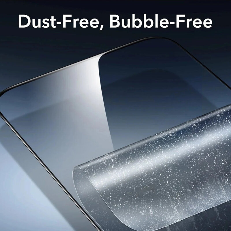 [Pachet 3x] Folie sticla iPhone 17 ESR Armorite Screen Protector UltraFit, negru