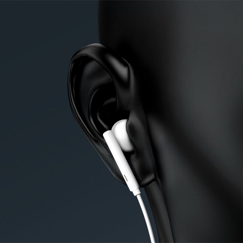 Casti cu fir Type-C cu control volum, Mcdodo HP-7500, alb