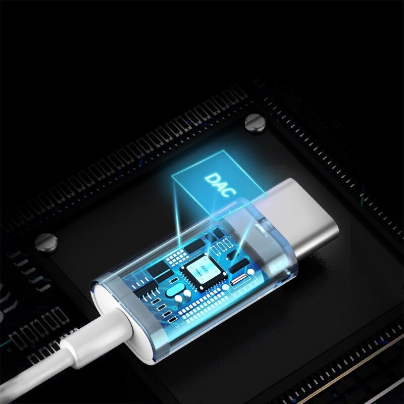 Casti cu fir Type-C cu control volum, Mcdodo HP-7500, alb