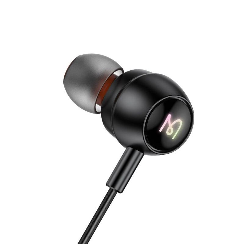 Casti in-ear cu fir Type-C, lumini RGB, Mcdodo HP-5830, negru