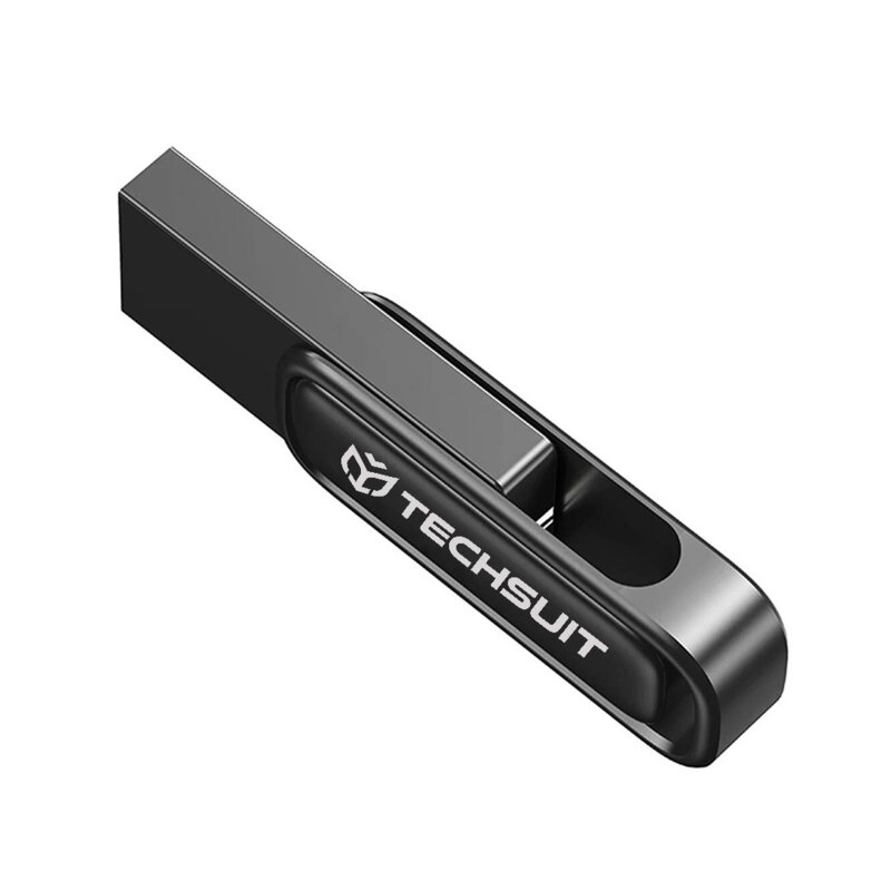Stick USB 3.0 256GB, spatiu de stocare Techsuit, THSM33, gri