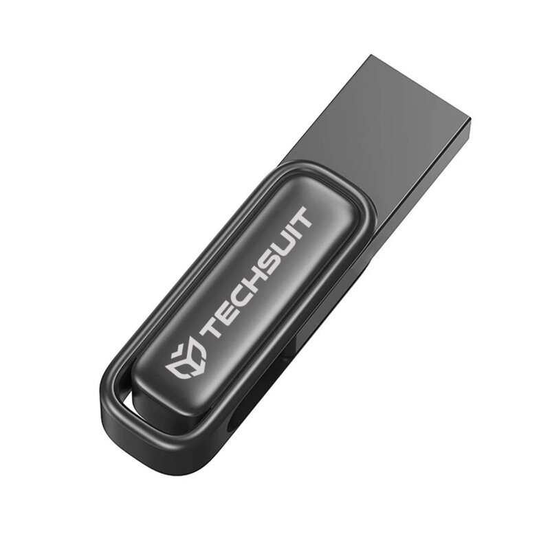 Memorie externa 64GB Techsuit, USB 3.0, 80M/s, THSM33, gri