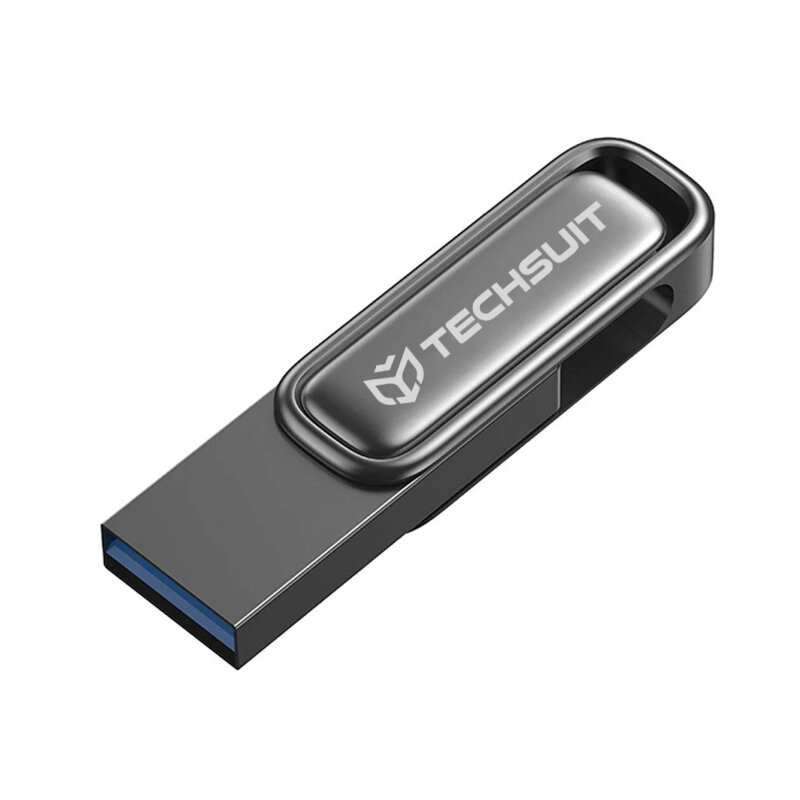 Stick USB 3.0 32GB, spatiu de stocare Techsuit, THSM33, gri