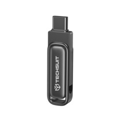 Stick Type-C 64GB, USB 3.2 FlashDrive Techsuit, THSM34, gri