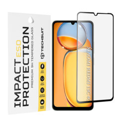 Folie sticla Xiaomi Redmi 13C 4G Techsuit ESD Glass, negru
