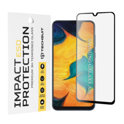 Folie sticla Samsung Galaxy A30 Techsuit ESD Glass, negru