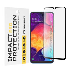 Folie sticla Samsung Galaxy A50 Techsuit ESD Glass, negru