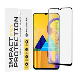 Folie sticla Samsung Galaxy M30s Techsuit ESD Glass, negru