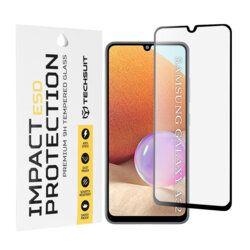 Folie sticla Samsung Galaxy A32 4G Techsuit ESD Glass, negru