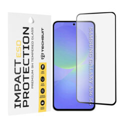 Folie sticla Samsung Galaxy A36 5G Techsuit ESD Glass, negru