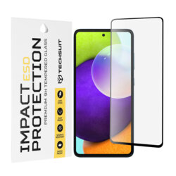 Folie sticla Samsung Galaxy A52 4G Techsuit ESD Glass, negru