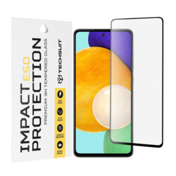 Folie sticla Samsung Galaxy A52 5G Techsuit ESD Glass, negru