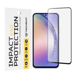 Folie sticla Samsung Galaxy A54 Techsuit ESD Glass, negru