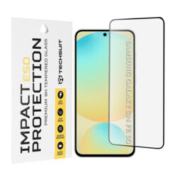 Folie sticla Samsung Galaxy S24 FE Techsuit ESD Glass, negru