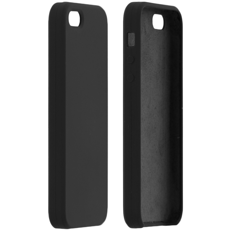 Husa iPhone 5 / 5s / SE Silicon Soft Touch - Negru