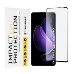 Folie sticla Oppo Reno13 FS 5G Techsuit ESD Glass, negru