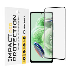 Folie sticla Xiaomi Redmi Note 12 5G Techsuit ESD Glass, negru