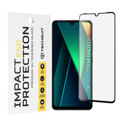 Folie sticla Xiaomi Poco C75 Techsuit ESD Glass, negru