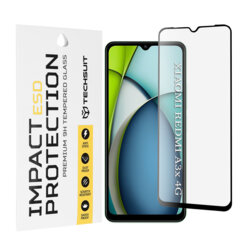 Folie sticla Xiaomi Redmi A3x Techsuit ESD Glass, negru