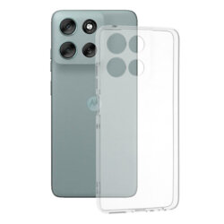 Husa Motorola Moto G56 Techsuit Clear Silicone, transparenta